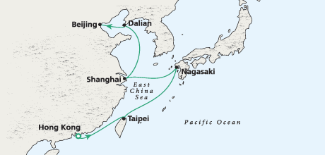 Just Hong Kong to Beijing Luxury Cruise Crystal Harmony Crystal Cruises