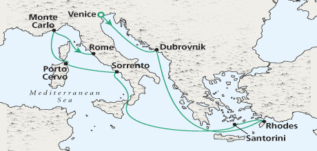 Just Treasures of the Mediterranean Crystal Cruises Serenity Cruise
