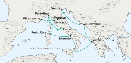 Just Mediterranean Celebration 5320 Deluxe Cruise Crystal Cruises Serenity Crystal Cruises