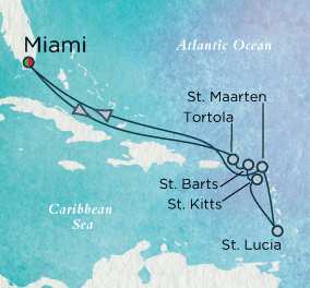 Just Crystal Cruises Serenity 2026 Captivating Caribbean Map