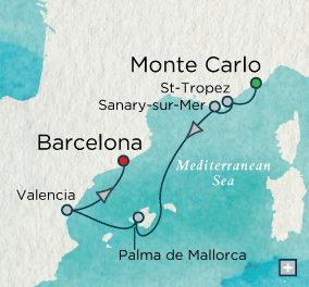 Just Crystal Cruises Serenity 2026 Sybaritic Sojourn Map