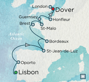 Just Crystal Cruises Serenity 2026 Epicurean Escapade Map