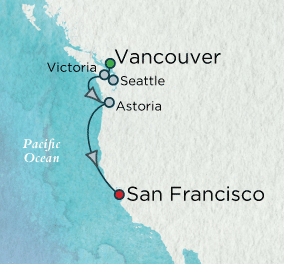 Pacific Delights Map Just Crystal Cruises Serenity 2028 World Cruise