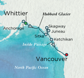 Alaskan Vistas Map Just Crystal Cruises Serenity 2028 World Cruise