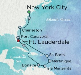 Colonial Charms &amp; Idyllic Isles Map Just Crystal Cruises Serenity 2028 World Cruise