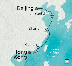 Just Crystal Cruises symphony 2026 A Connoisseurs China Map