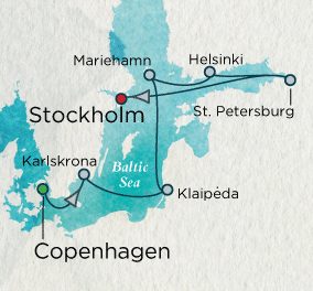 Across the Baltic Sea Map Just Crystal Cruises Symphony 2028