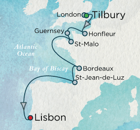 European Tapestry Map Just Crystal Cruises Symphony 2028
