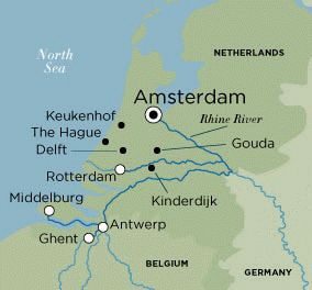 Luxury Ocean Cruises, VISITING BELGIUM AND THE NETHERLANDS