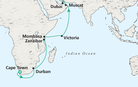 Just Cape Town to Dubai