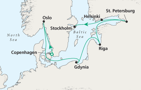 Just Copenhagen to Stockholm
