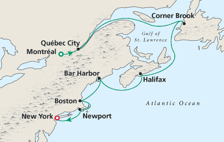 Just Cruise Map