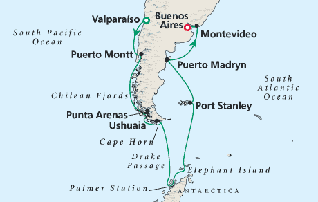 Just Cruise Map