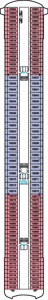Just Crystal Cruises Serenity Deck Plans: Deck 10, Penthouse Deck