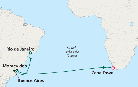 Just Crystal Cruises Serenity 2028 Rio de Janeiro to Cape Town