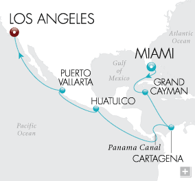 Voyage Between Two Seas Map Just Crystal Cruises Serenity 2026