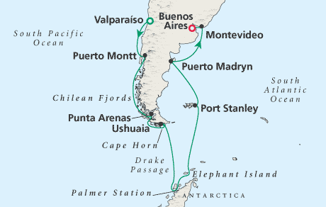 Just Cruise Map