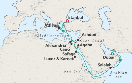 Just Cruise Map