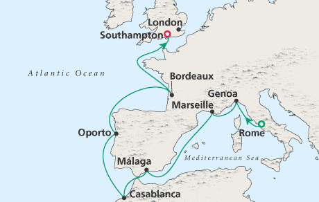 Just Cruise Map