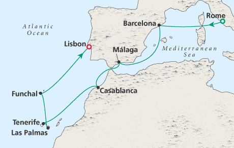 Just Cruise Map