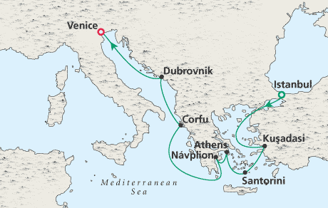 Just Cruise Map