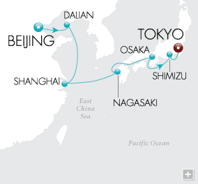 Skyscrapers & Shoguns Map Just Crystal Symphony 2026