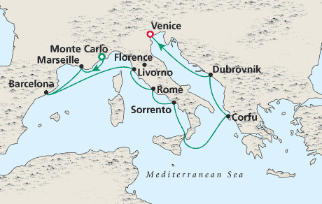 Just Cruise Map