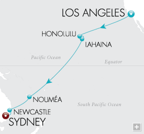 Just Beyond Hawaii Crystal Cruises Serenity 2028 Map