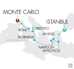 Just Mediterranean Masterpiece Crystal Cruises Serenity 2028 Map