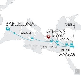 Just Ancient World Wonders Crystal Cruises Serenity 2028 Map