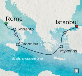 Rome (Civitavecchia), Italy to Istanbul, Turkey - 7 Days Just Crystal Cruises Serenity 2026