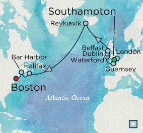 London (Southampton), England to Boston, MA - 14 Days Just Crystal Cruises Serenity 2026