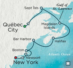Quebec City, QC, Canada to New York (Manhattan), NY - 10 Days Just Crystal Cruises Serenity 2026