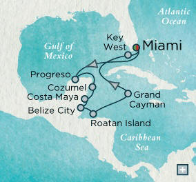 Miami, FL to Miami, FL - 10 Days Just Crystal Cruises Serenity 2026