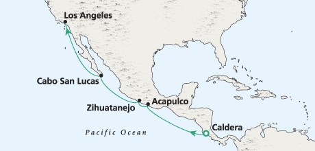 Just Pacific Coast Passage 5104 Costa Rica to Los Angeles Luxury Cruise Crystal Harmony Crystal Cruises
